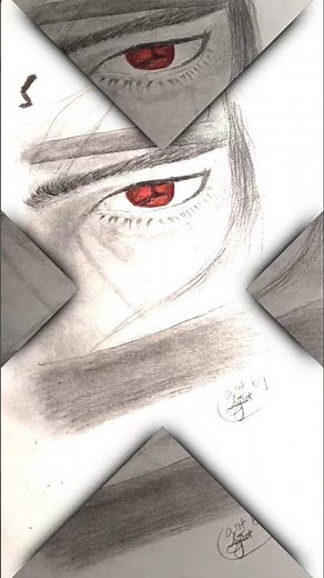Insane Realistic Itachi Eye Drawing | Naruto Sharingan Art by Sujeet Arts #art