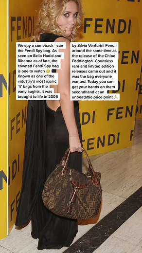 I spy with my little eye…the return of the Fendi Spy bag! 🔍