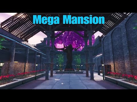 Fortnite Creative Mode Build "Mega Mansion" Map Code : [3465-7788-4425] #FortniteBlockParty