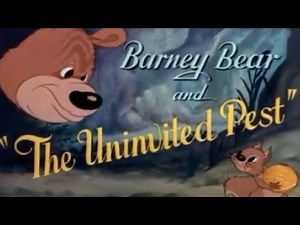 The Uninvited Pest 1943 MGM Barney Bear Cartoon Short Film | Directed by Rudolf Ising | Review