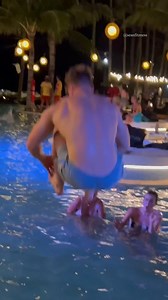 5.5M views · 10K reactions | That'll sting  Omega Virals #Pool #Party #Fitness | Olima Omega | Facebook