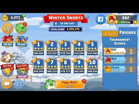 Angry Birds Friends. Winter Snorts (31.01.2026). All levels 3 stars. Passage from Sergey Fetisov