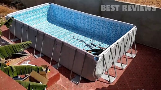 Bestway Power Steel Rectangular Frame Pool Set 6,71 x 3,66 x 1,32m Unboxing and Review! Time-Lapse