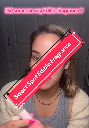 Edible fragrance for all your spots! Yes you can really eat it! Linked below 👇🏽 #sweetums #ediblefragrances #gourmandperfume #gourmand #perfumetiktok