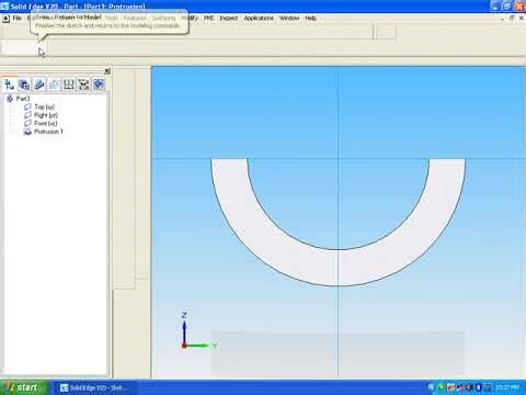 Bearing Bottom half || Plummer Block || Solid Edge ||