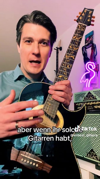 Wie mache ich meine Gitarre