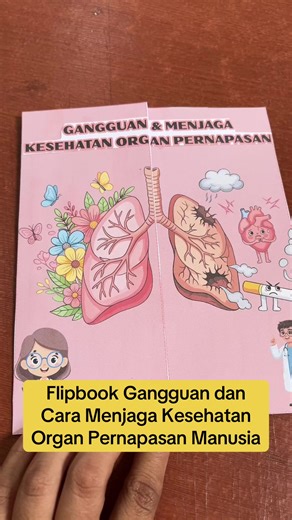 Flipbook Gangguan dan Cara menjaga kesehatan organ pernapasan manusia #fyp #kurikulummerdeka #kelas5 #gurusd #ipas