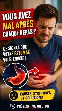 Do you have pain after eating? Don't make this mistake. #Gastrite #Health #Prevention #Advice