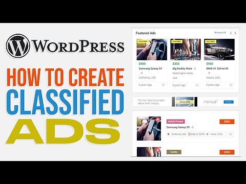 How To Make A Classified Ads Website With WordPress | Easy Tutorial (2025)
