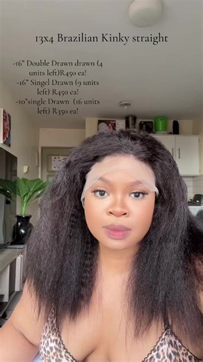 Affordable Brazilian Kinky Straight Wigs Clearance Sale