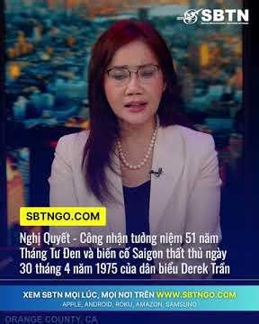 Nghị Quyết - Công nhận tưởng niệm 51 năm Tháng Tư Đen và biến cố Saigon thất thủ ngày 30/4/1975