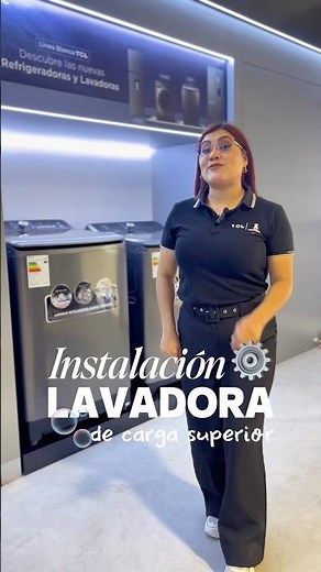 Learn how to install your TCL washing machine with these simple steps.