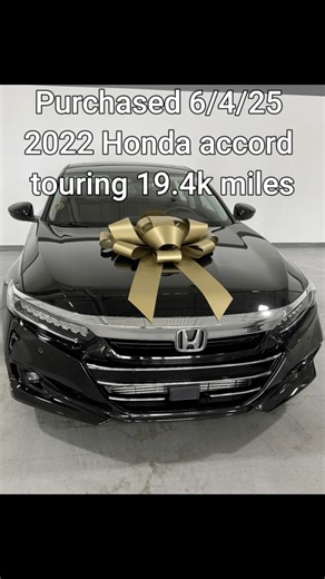 My 2022 Honda Accord Touring 2.0T Journey