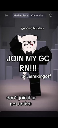 Join My Gooning Group on Roblox Discord