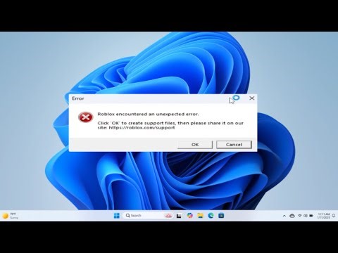roblox memory dump error windows 11