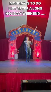 POV, coming off the Thanksgiving weekend and juggling every task you saved for later. Our juggler Alexis Atayde gets it. Tag your coworker who is in the same boat. 🎪🤹‍♂️✨ #circus #venardoscircus #liveyourcircusdream #circuslife #circusontour | The Venardos Circus