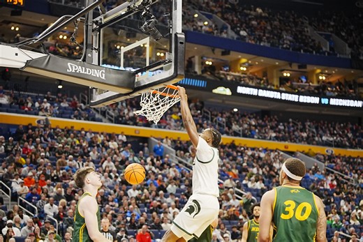 Tip-off times announced for Michigan State and Michigan NCAA Tournament Round of 32 games on Saturday