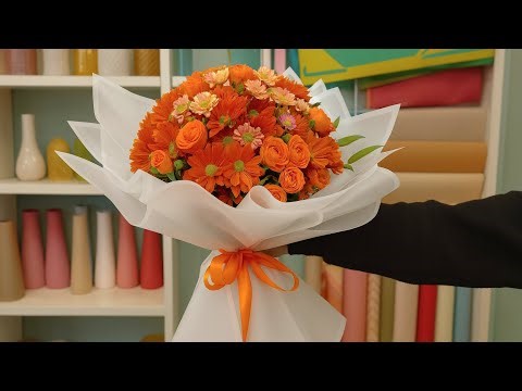 How to Make a Beautiful Floral Bouquet in Minutes! | DIY Flower Arrangement Tutorial