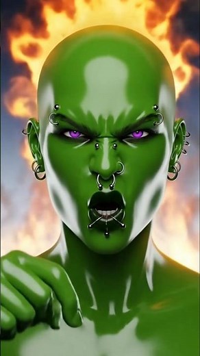 💚The Fury Within: Awaken the Green Rage💀#shorts #animation #alien