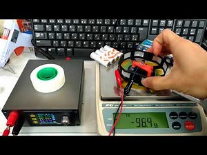 DCマウス ファンの吸引力測定（スカートあり）