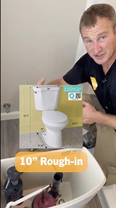How to measure for a toilet 🚽 pay attention to finished wall to center of toilet flange. Typically you have a 34” variance on American standard toilets 👍 #DIY #plumbing #plu | Bathroom Remodeling Teacher