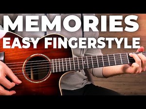 Memories - Maroon 5 | EASY Fingerstyle Guitar Lesson (Tutorial)