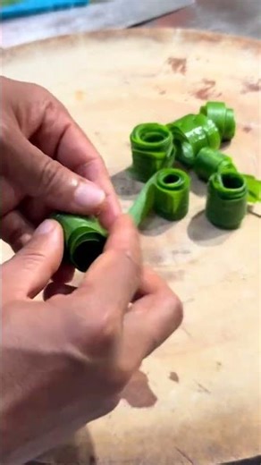 Unbelievable Shredded Scallion Cutting Technique UniqueCraft CookingHack