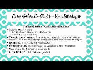 Aula 1 - Curso Básico SIlhouette Studio