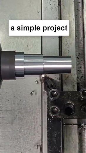 A simple metal turning project #metal #cnc #lathe