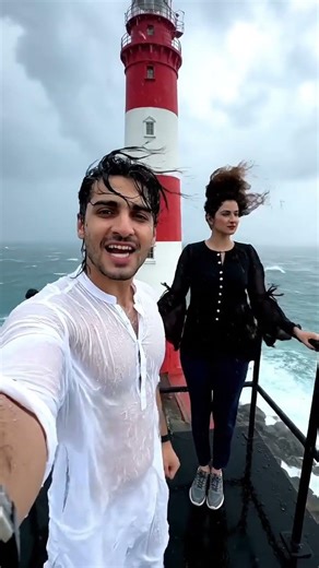 Life Inside a Lighthouse Wind, Rain Determination#LighthouseLife#StormyVlog#SeaLife#CinematicVlog