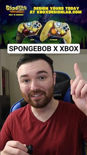 THE SPONGEBOB XBOX CONTROLLER LOOKS AMAZING!