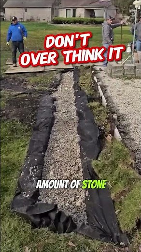 How to Build a French Drain System That Uses Less Stone