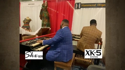 Hammond Artist PASTOR JIMMIE SMITH and PASTOR GABRIEL SHARPE making a joyous sound at the 117th COGIC Holy Convocation in Memphis. Pastor Jimmie at the HAMMOND SkxPRO and Pastor Gabriel at the HAMMOND XK-5 System. @officialcogic @jsmithkeys @gabrielsharpe.1983 #hammond , #hammondorgan , #Hammond-Suzuki , #tonewheelorgan, #organ , #jazz , #jazzmusic, #jazzorgan, #hamfam , @officialhammondorgan, #bluesmusic #gospelmusic #keyboard #R&Bmusic, #hammondb3 | Hammond Organ USA