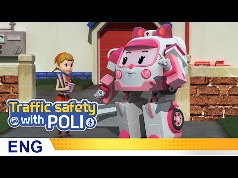 Trafficsafety with Poli | #17.Don't look elsewhere when you walk