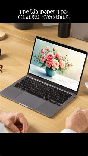 5 Watercolor Floral Desktop Wallpapers | Peony & Rose 4K Set for Home Office | AI Art | 4K Wallpaper