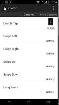 Desbloquear android con dos toques