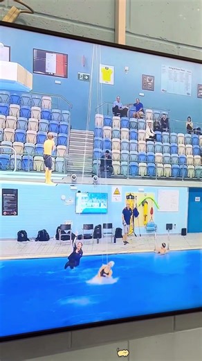 Funny failed dive🤣🤣 Why didn’t we see them at the Olympics?? #funny #diving #fail #olympics #usa