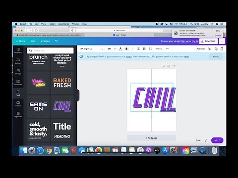 How To Use Canva + Heat Press Sample