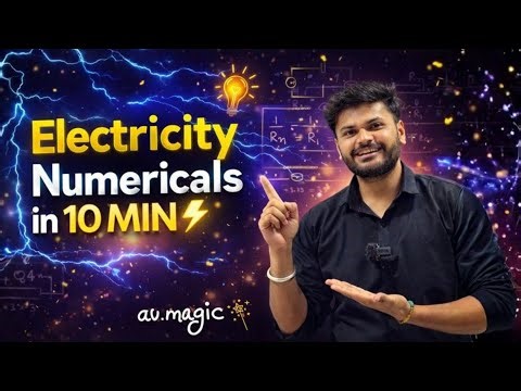Electricity Numericals Made Easy⚡| Series, Parallel & Combination Circuits | Class 10 CBSE