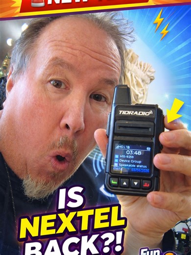 Is Nextel Back?! Nationwide Push-to-Talk Radios 📻 Remember the old Nextel push-to-talk phones? These new radios bring that same instant communication back — but with nationwide coverage using 4G LTE. Talk from New York to Florida, or Los Angeles to South Carolina with crystal clear push-to-talk. Perfect for families, businesses, travel, and staying connected anywhere. #walkietalkie #pushtotalk #longrangeradio #coolgadgets #tiktokshopcreatorpicks