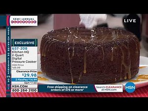 Kitchen HQ 2Quart Digital Pressure Cooker