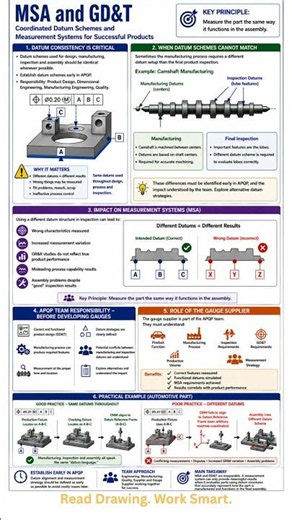 MSA & GD&T Explained | Datum Alignment, APQP, CMM & Measurement System Accuracy