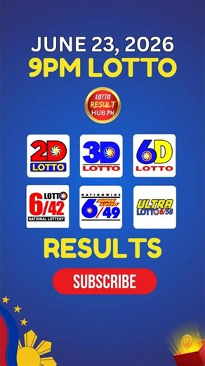 Recap: 9PM Lotto Result Today June 23, 2026 PCSO