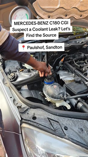 Diagnosing Coolant Leaks in Mercedes-Benz C180 CGI