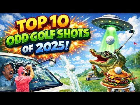 Top 10 weirdest golf shots of 2025!