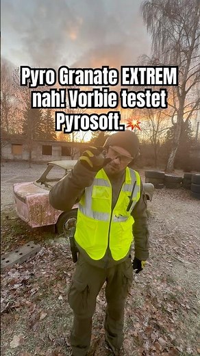 Pyro Granate EXTREM nah! Airsoft Berlin Brandenburg Hamburg💥