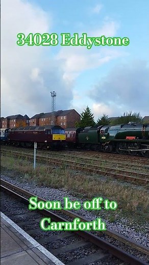 Soon be off to Carnforth. #34028Eddystone #shorts #youtubeshorts #shortsviral #shortsfeed