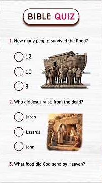 Bible Trivia Challenge 📖 #QuizTime #BibleTrivia #BibleQuiz #Learnbible