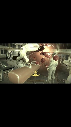 Fallout 4 - Testing Weapons On POW's - Electromagnetic Driver Gauss Rifle