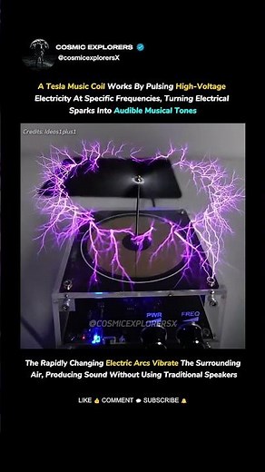 How a Tesla Coil Turns Electricity Into Music